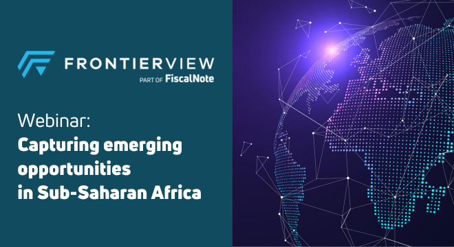 Webinar Capturing Emerging Opportunities In Sub Saharan Africa